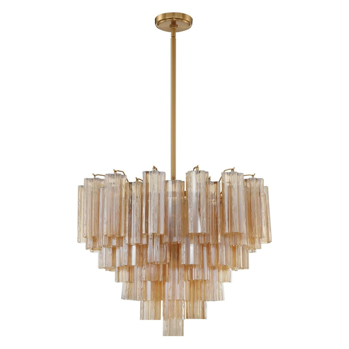 Crystorama - Addis Chandelier - ADD-312-AG-AM | Montreal Lighting & Hardware