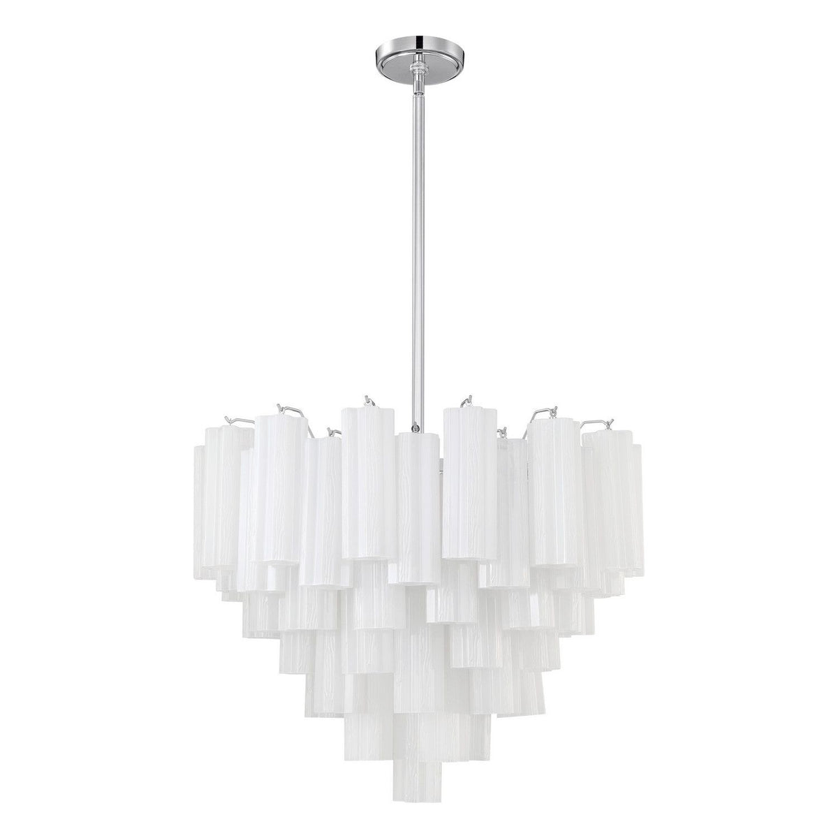 Crystorama - Addis Chandelier - ADD-312-CH-WH | Montreal Lighting & Hardware