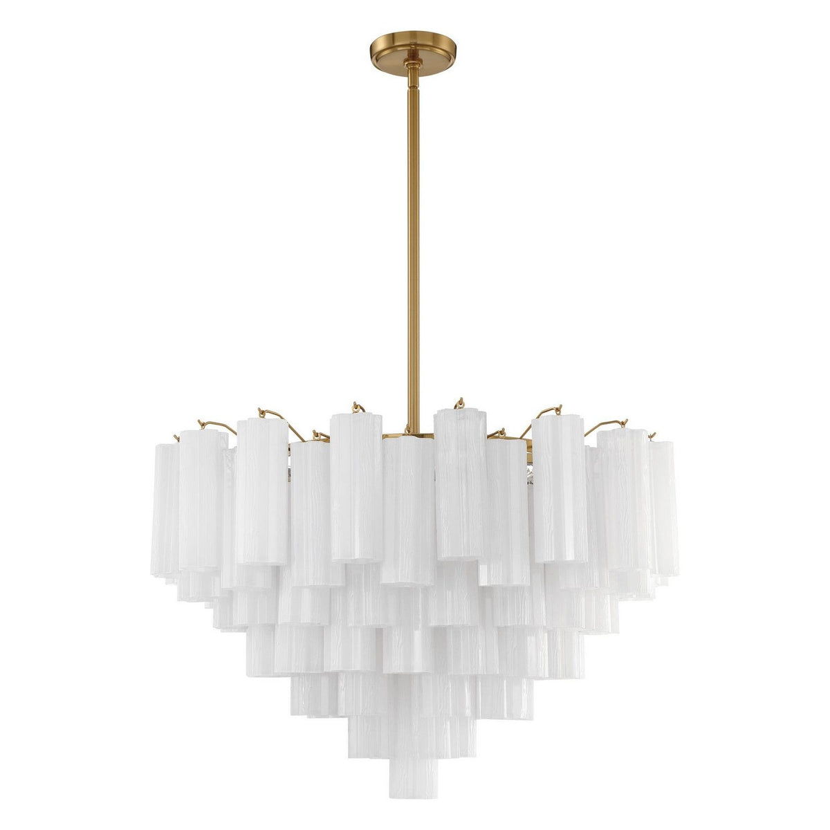 Crystorama - Addis Chandelier - ADD-316-AG-WH | Montreal Lighting & Hardware