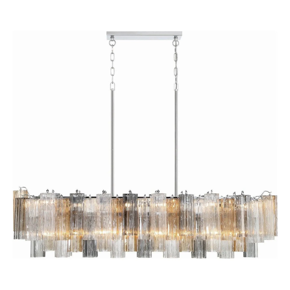 Crystorama - Addis Linear Chandelier - ADD-317-CH-AU | Montreal Lighting & Hardware