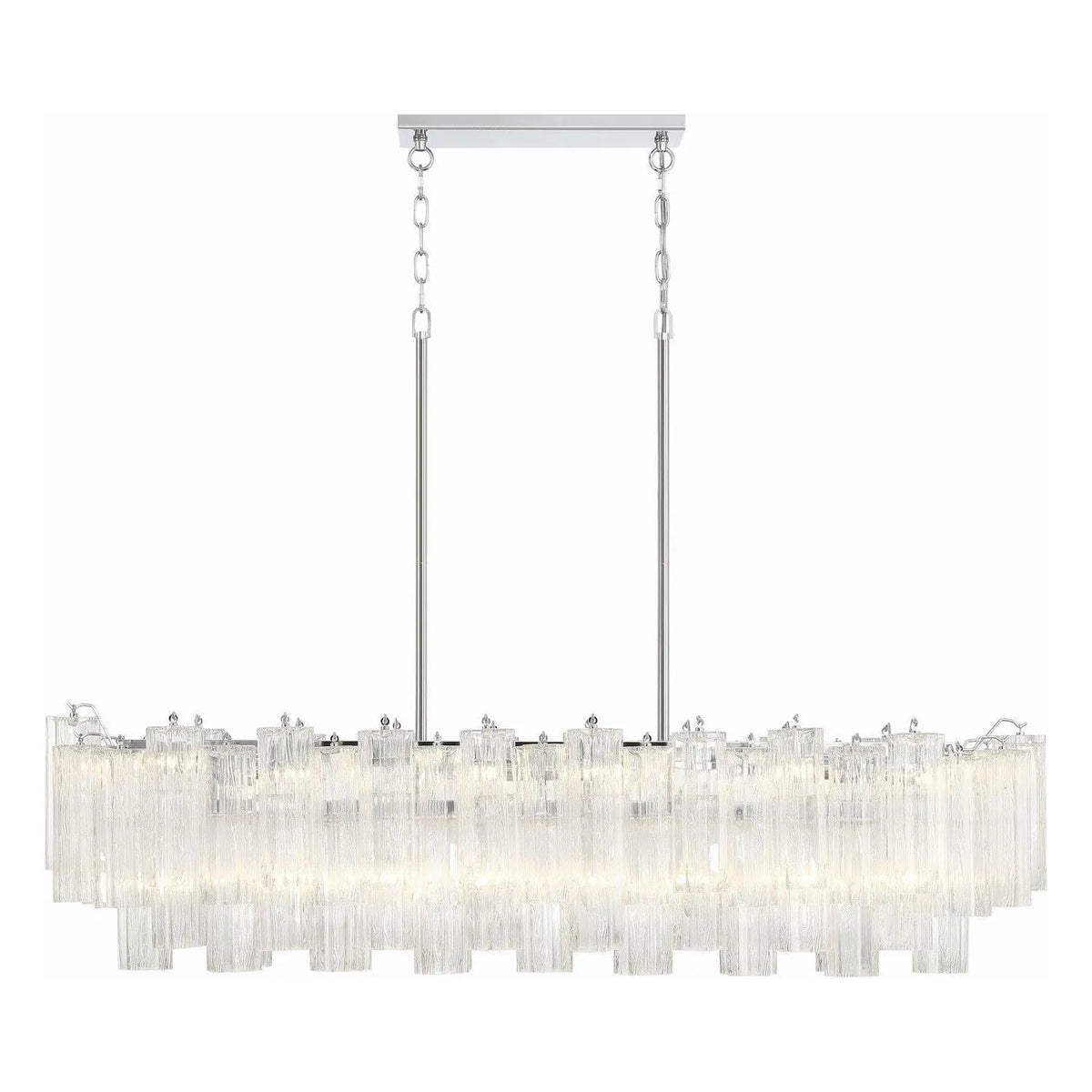 Crystorama - Addis Linear Chandelier - ADD-317-CH-CL | Montreal Lighting & Hardware