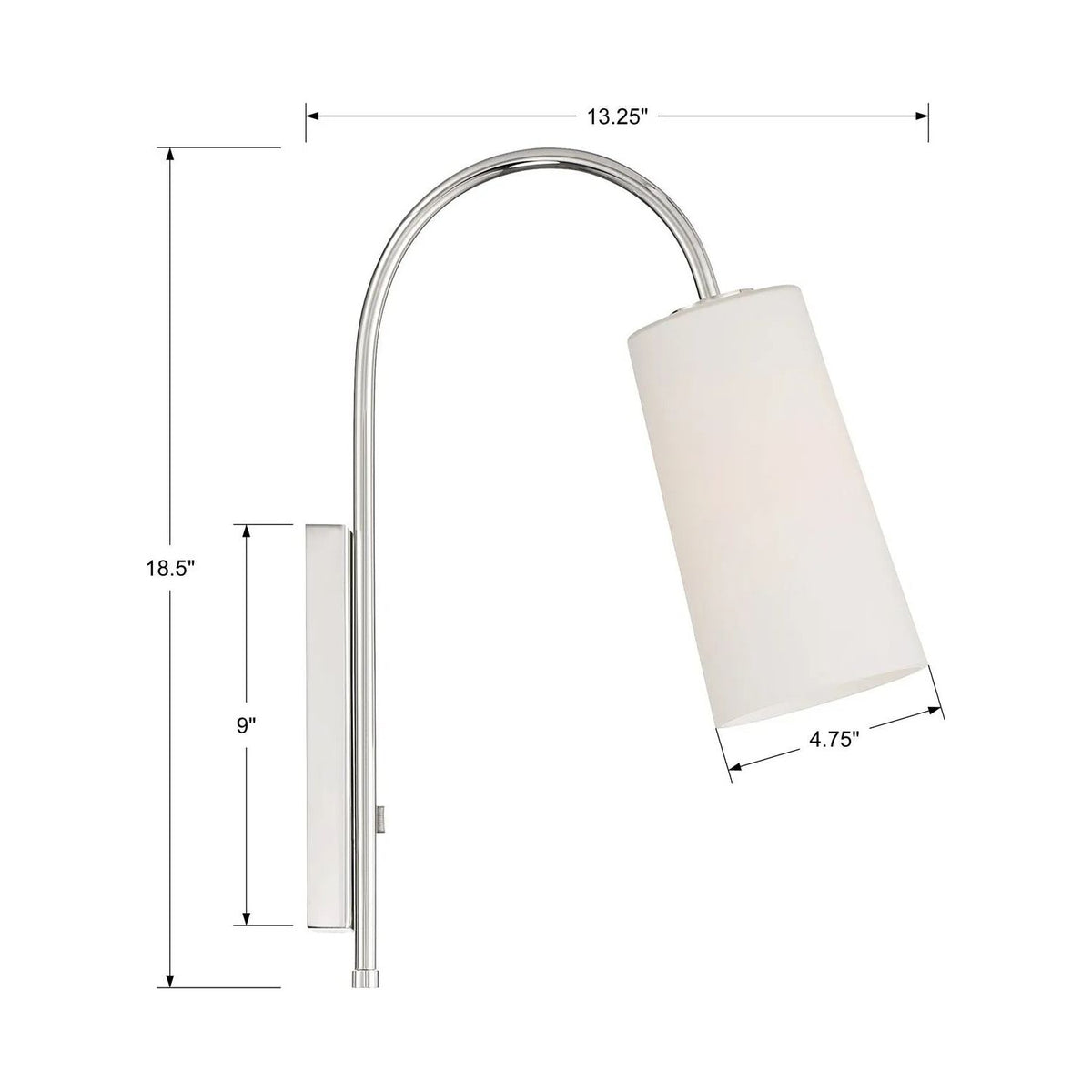 Crystorama - Alexa Wall Mount - ALX-4501-AG | Montreal Lighting & Hardware