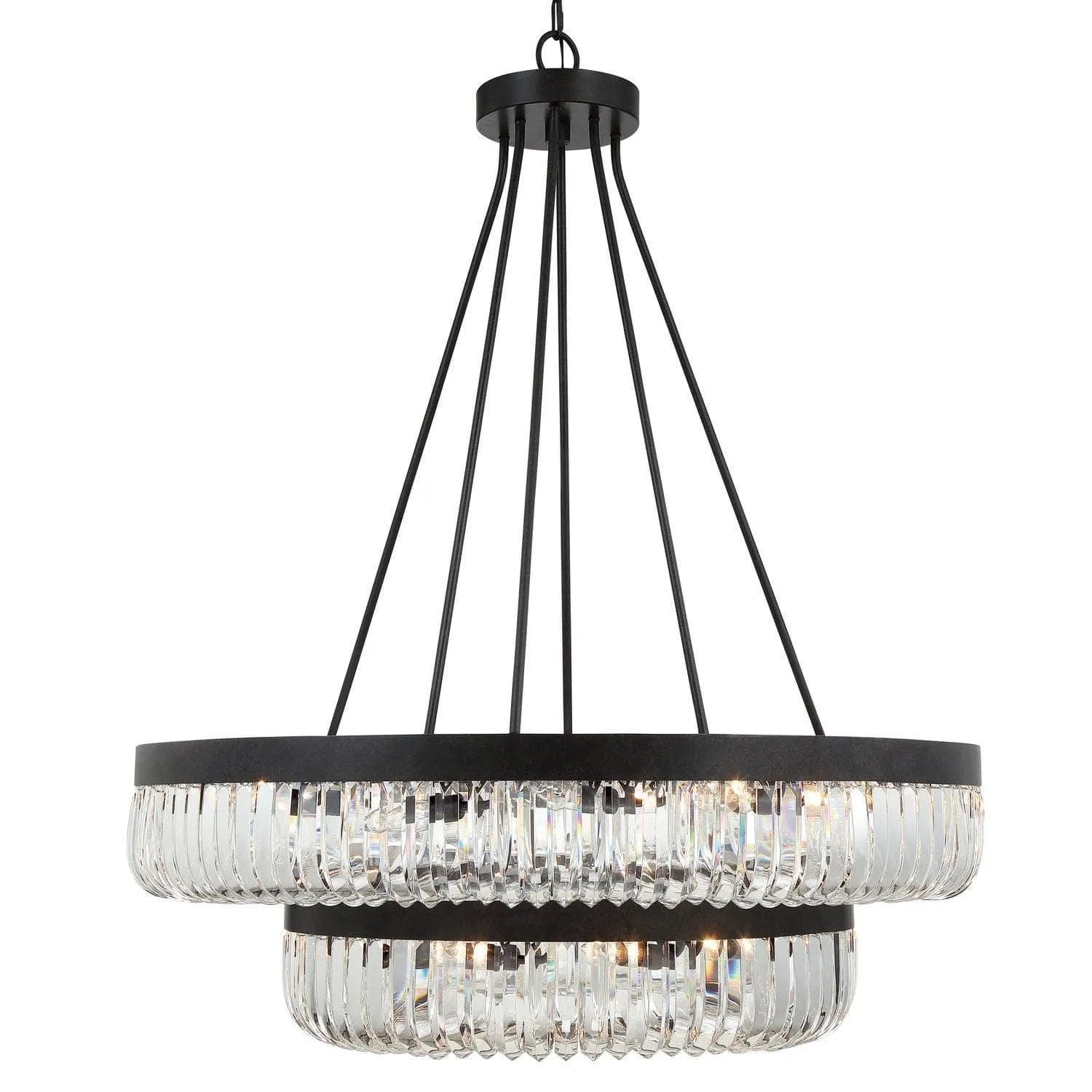 Crystorama - Alister Chandelier - ALI-B2026-CZ | Montreal Lighting & Hardware