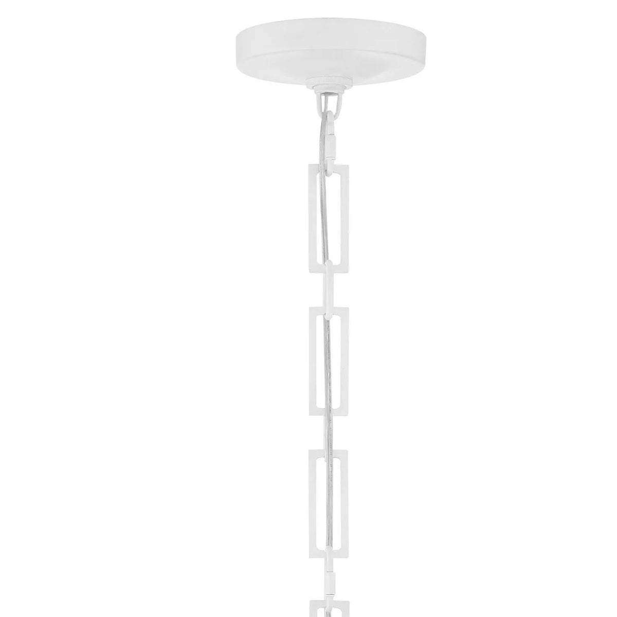 Crystorama - Alston One Light Chandelier - 8683-MK-WH | Montreal Lighting & Hardware