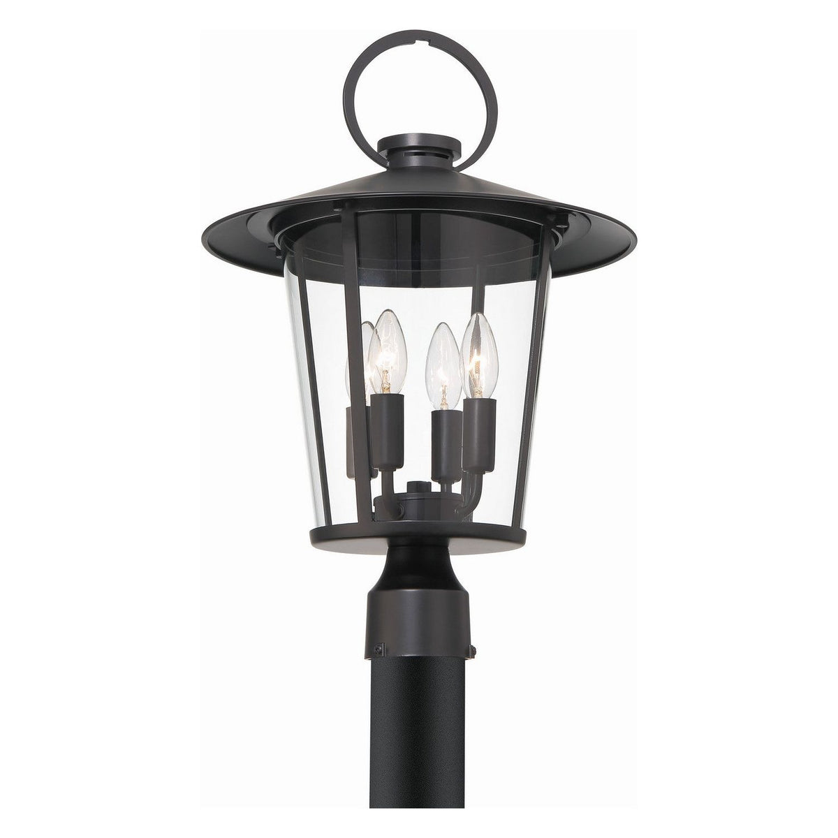 Crystorama - Andover Outdoor Post Mount - AND-9209-CL-MK | Montreal Lighting & Hardware