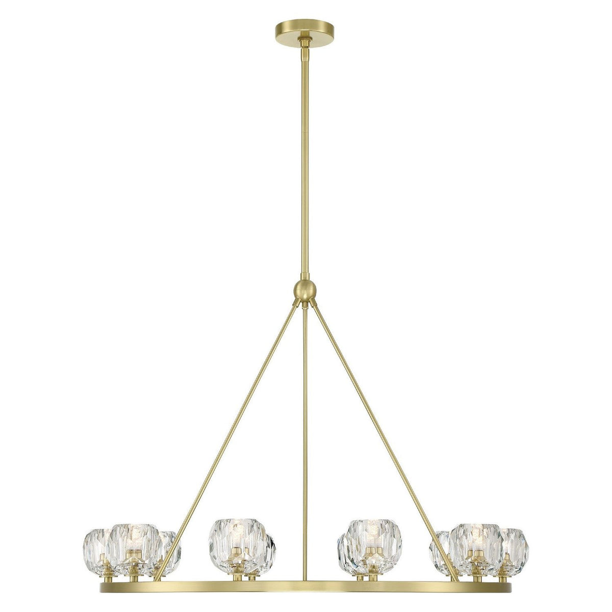 Crystorama - Aragon LED Chandelier - ARA-10265-SB | Montreal Lighting & Hardware