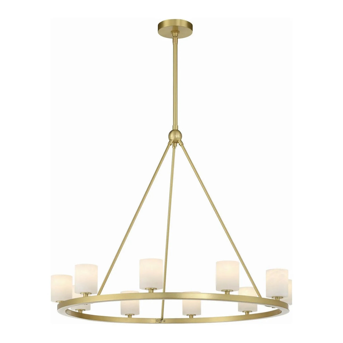 Crystorama - Aragon LED Chandelier - ARA-10265-SB-ST | Montreal Lighting & Hardware