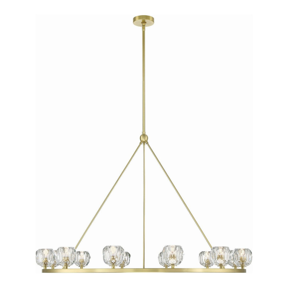 Crystorama - Aragon LED Chandelier - ARA-10266-SB | Montreal Lighting & Hardware