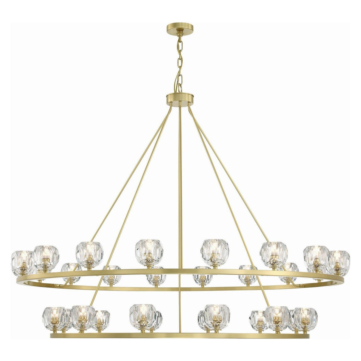 Crystorama - Aragon LED Chandelier - ARA-10269-SB | Montreal Lighting & Hardware