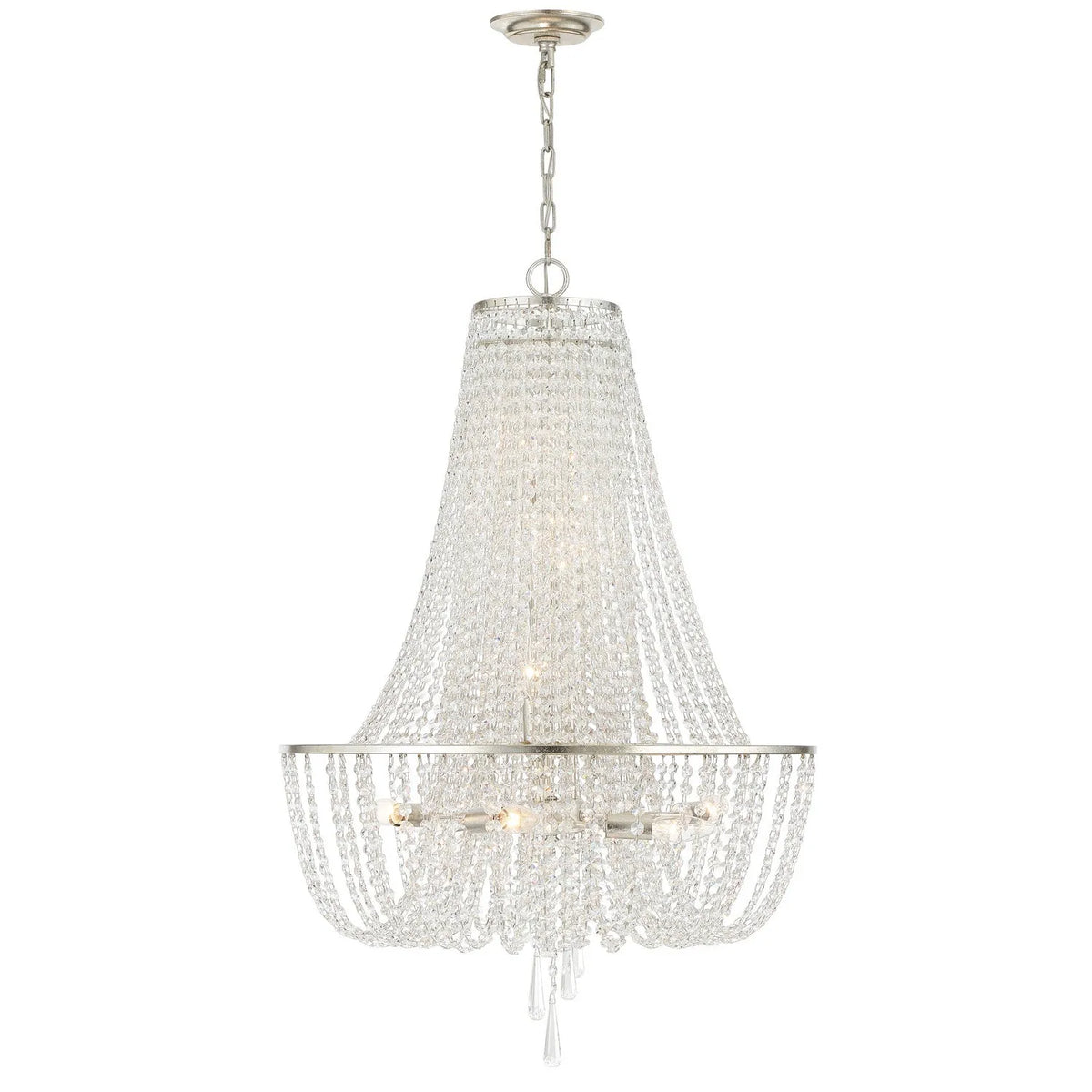 Crystorama - Arcadia Chandelier - ARC-1919-GA-CL-MWP | Montreal Lighting & Hardware