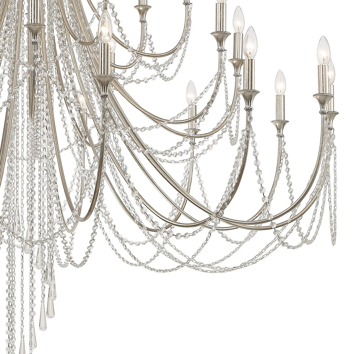 Crystorama - Arcadia Chandelier - ARC-1919-GA-CL-MWP | Montreal Lighting & Hardware