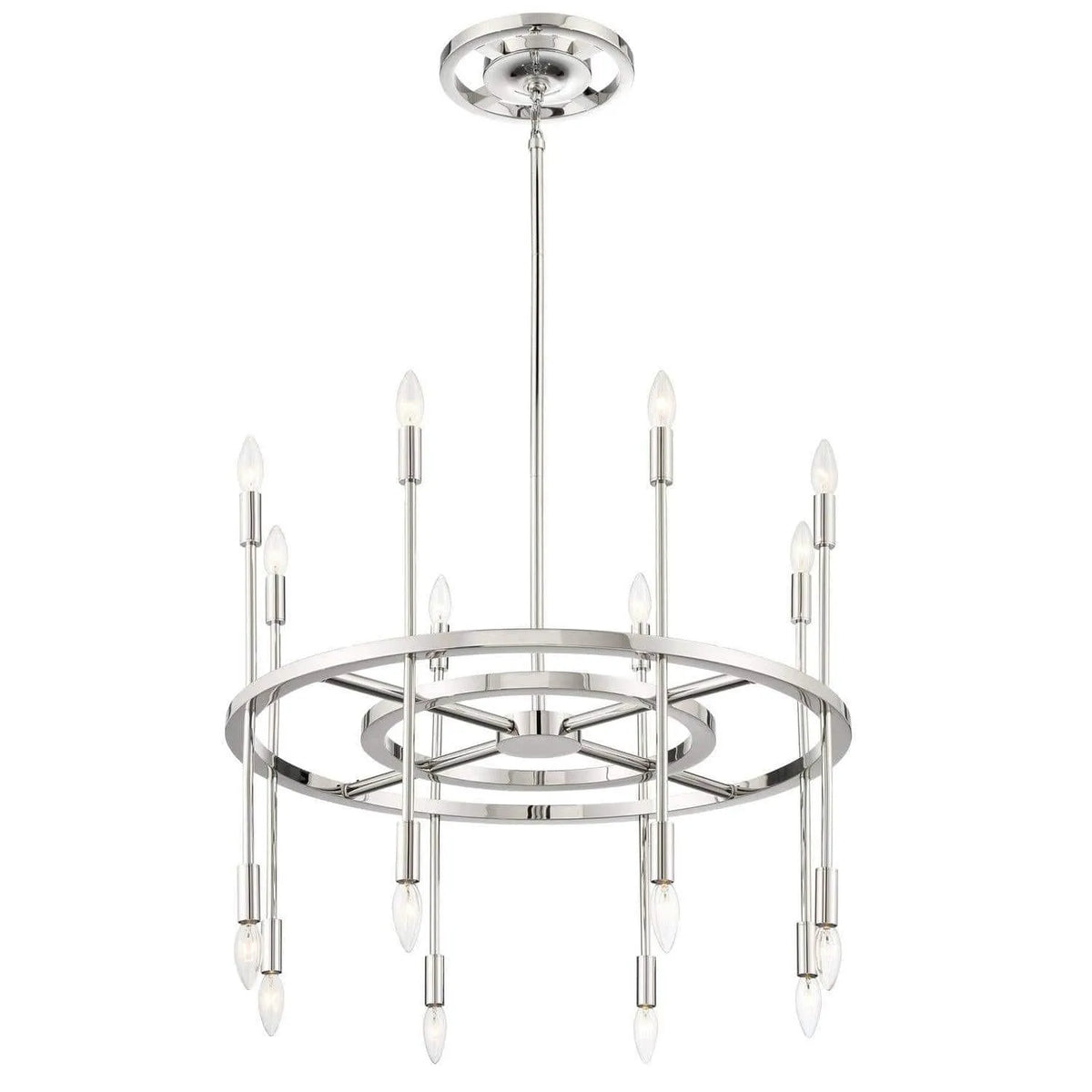 Crystorama - Aries Chandelier - ARS-B4016-PN | Montreal Lighting & Hardware