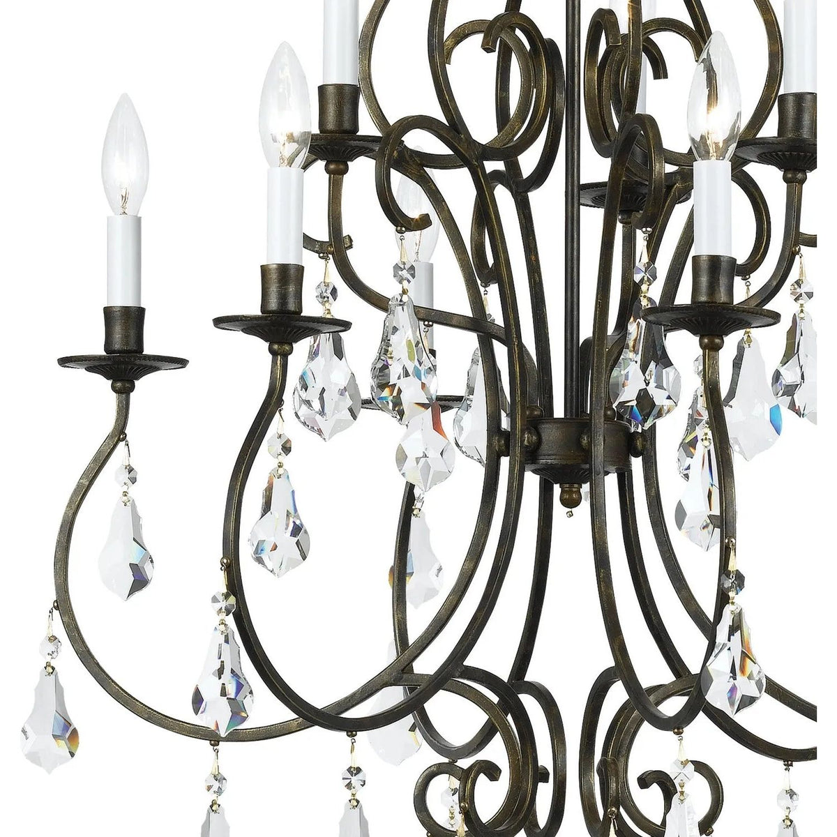 Crystorama - Ashton Chandelier - 5016-EB-CL-MWP | Montreal Lighting & Hardware