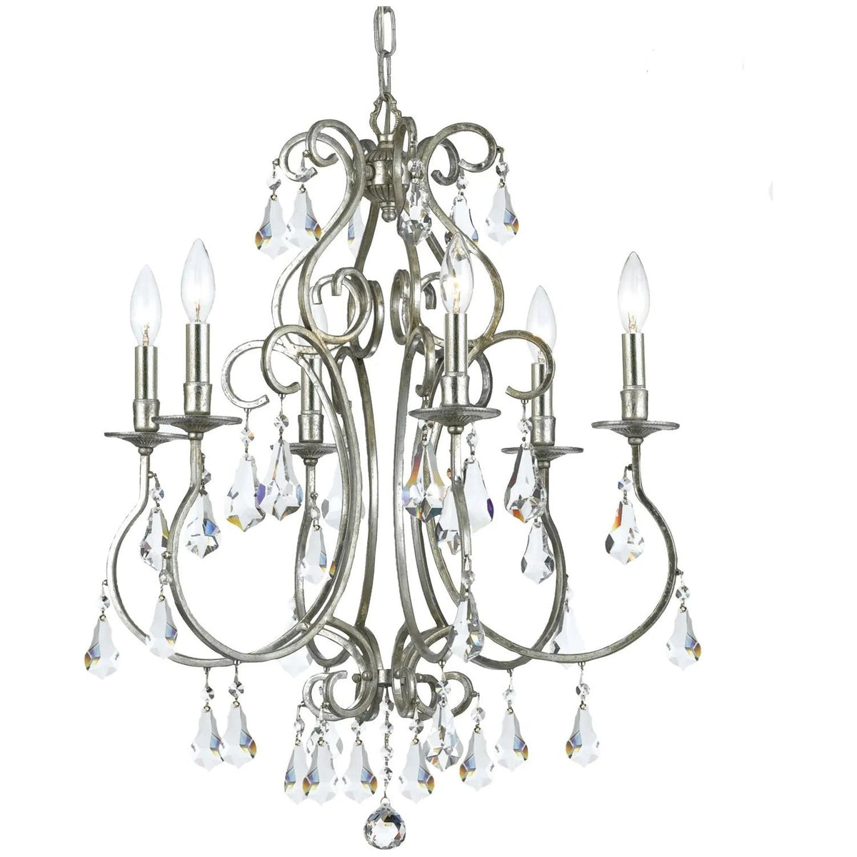 Crystorama - Ashton Chandelier - 5016-OS-CL-MWP | Montreal Lighting & Hardware