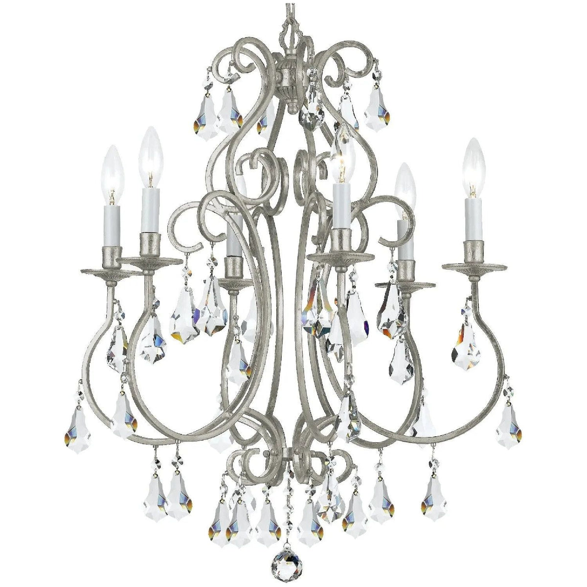 Crystorama - Ashton Chandelier - 5016-OS-CL-S | Montreal Lighting & Hardware