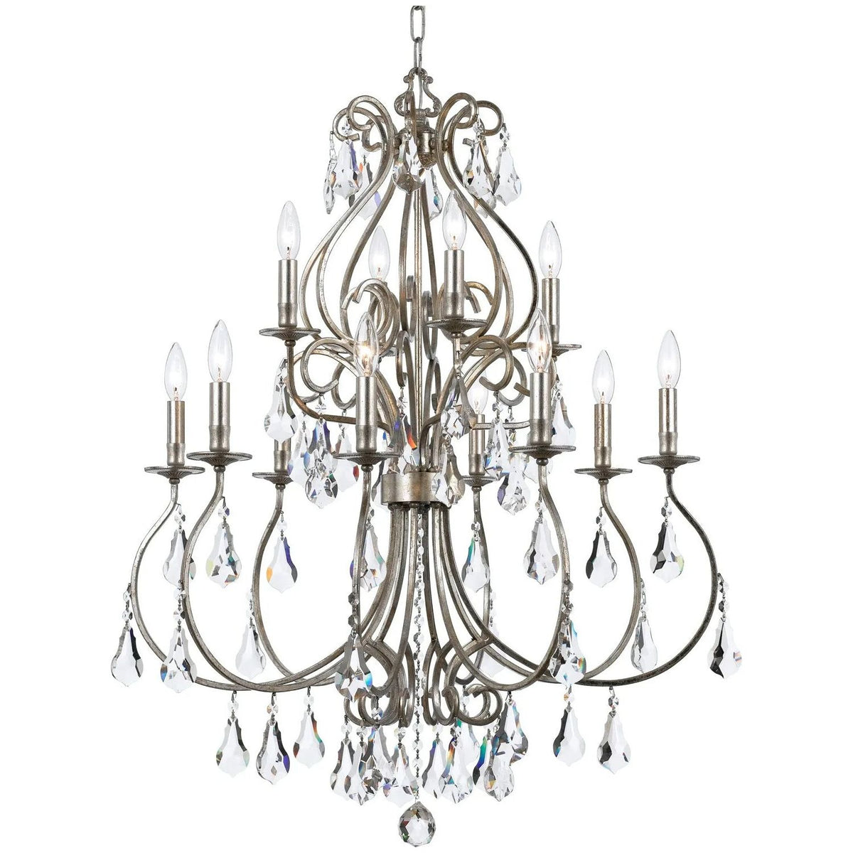 Crystorama - Ashton Chandelier - 5017-OS-CL-MWP | Montreal Lighting & Hardware