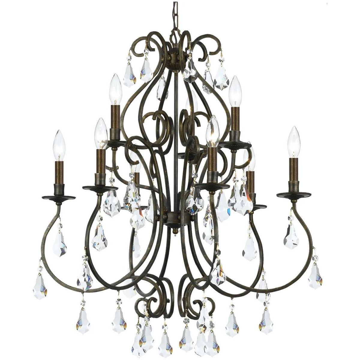 Crystorama - Ashton Chandelier - 5019-EB-CL-MWP | Montreal Lighting & Hardware