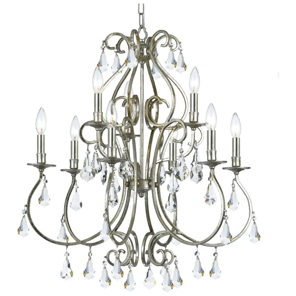 Crystorama - Ashton Chandelier - 5019-OS-CL-MWP | Montreal Lighting & Hardware