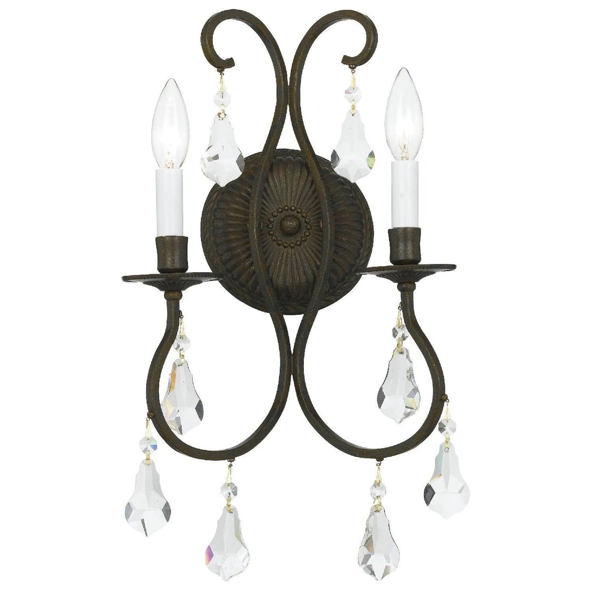 Crystorama - Ashton Wall Mount - 5012-EB-CL-S | Montreal Lighting & Hardware