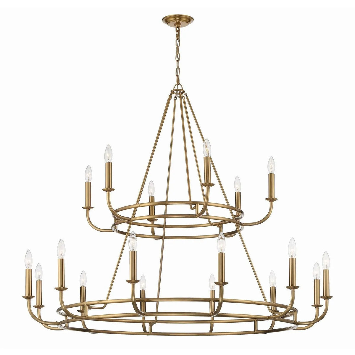 Crystorama - Bailey Chandelier - BAI-A2109-AG | Montreal Lighting & Hardware