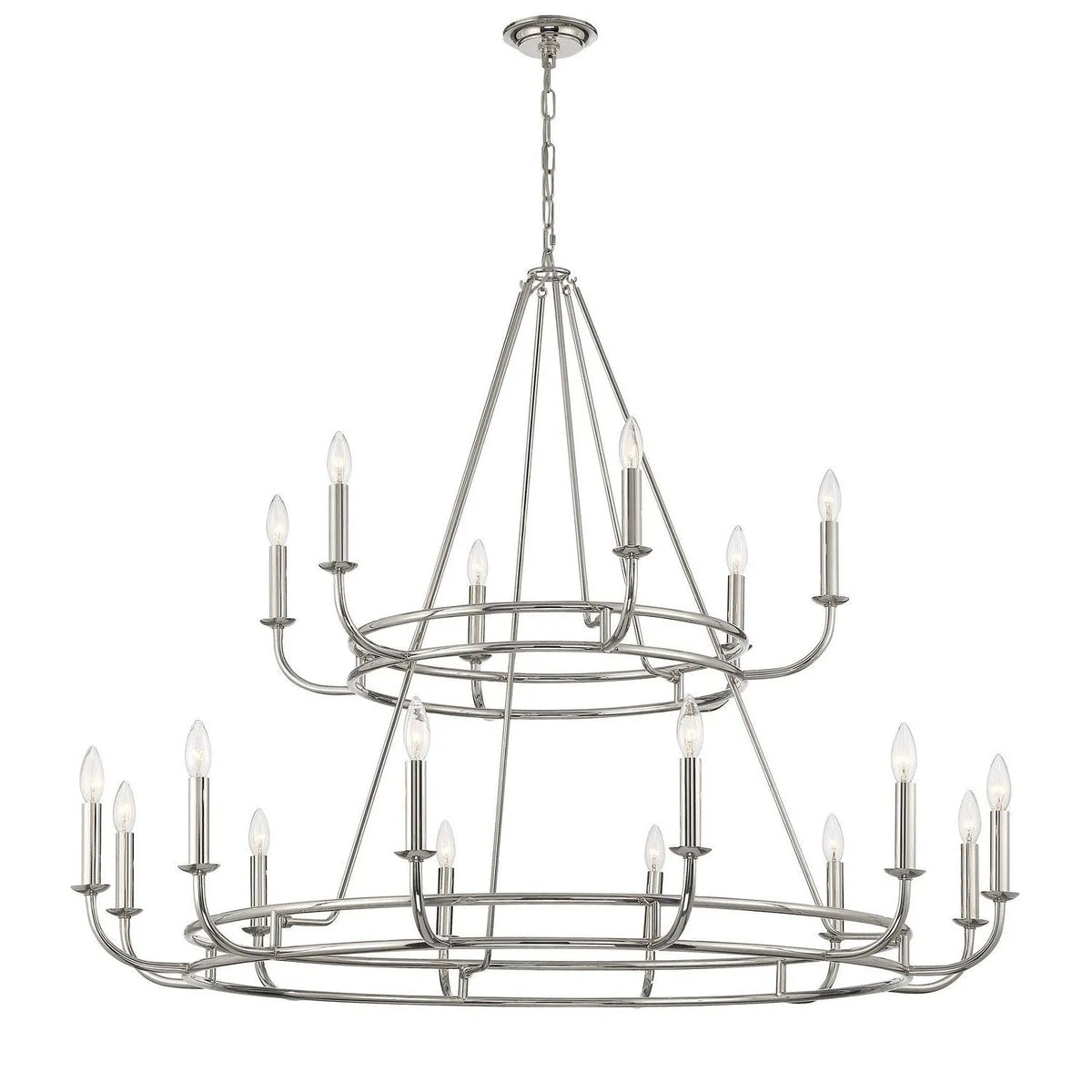 Crystorama - Bailey Chandelier - BAI-A2109-PN | Montreal Lighting & Hardware