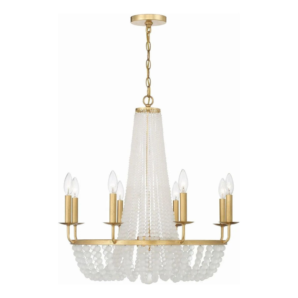 Crystorama - Bella Chandelier - BLA-10668-GA | Montreal Lighting & Hardware