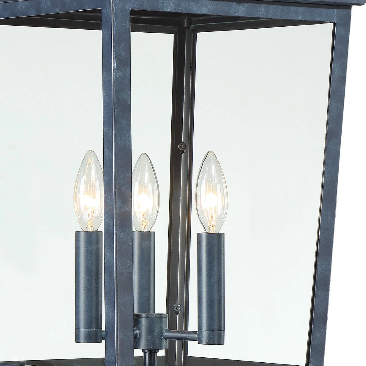 Crystorama - Belmont Three Light Outdoor Post Light - BEL-A8069-GE | Montreal Lighting & Hardware