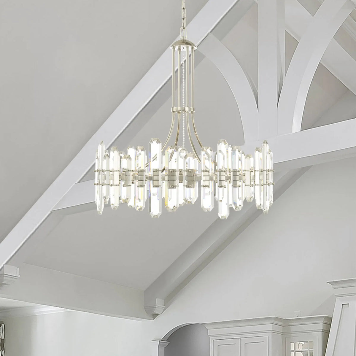 Crystorama - Bolton 12 Light Chandelier - BOL-8889-AG | Montreal Lighting & Hardware