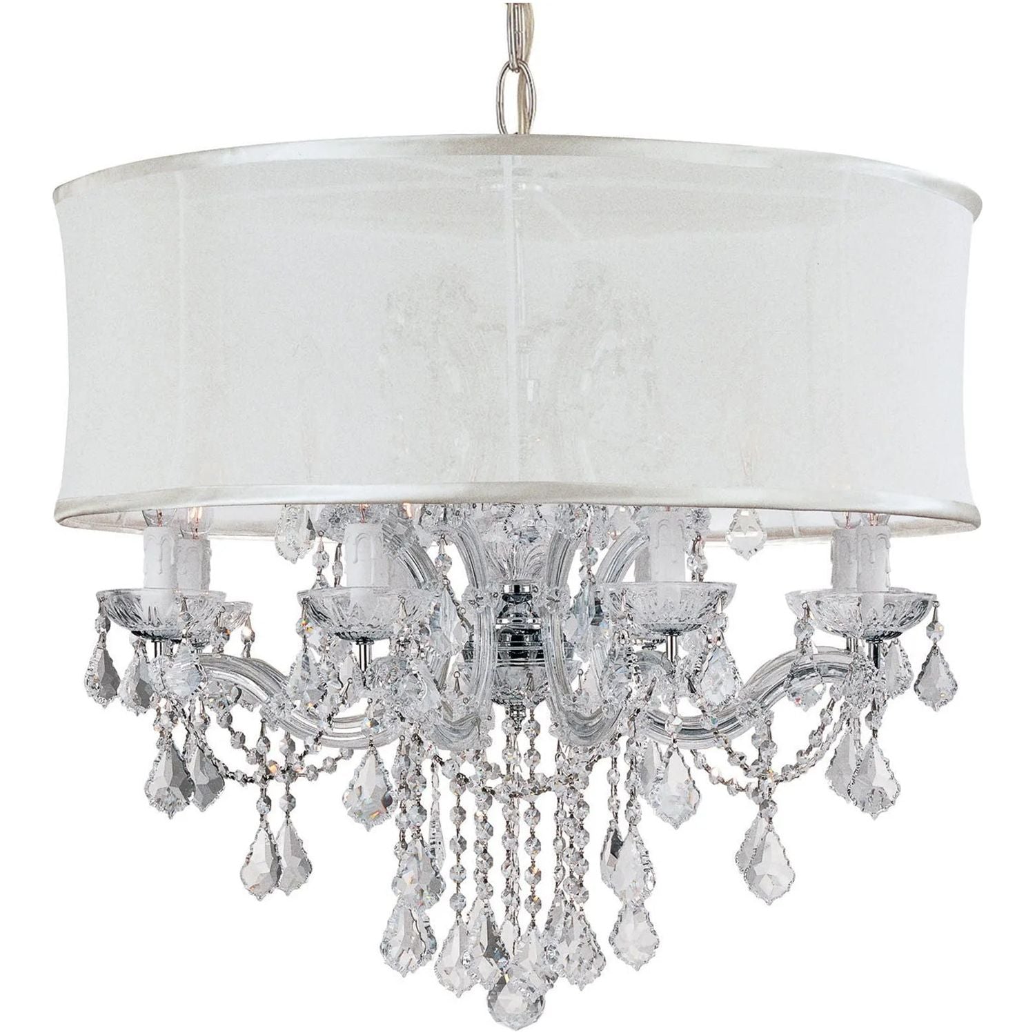 Crystorama - Brentwood Chandelier - 4489-CH-SMW-CLS* | Montreal Lighting & Hardware