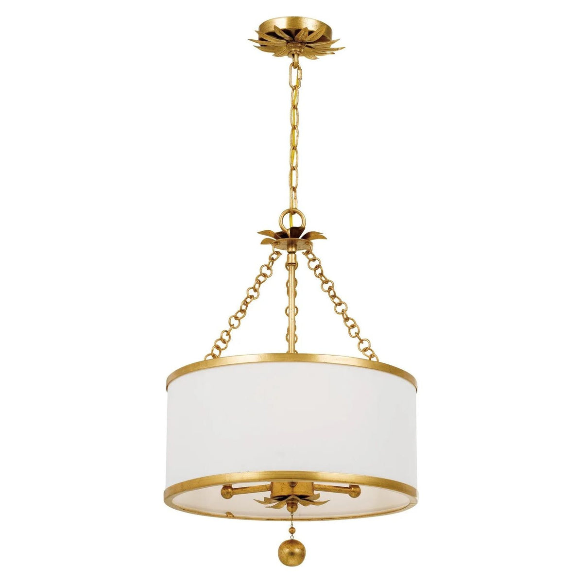 Crystorama - Broche Chandelier - Drum - 513-GA | Montreal Lighting & Hardware