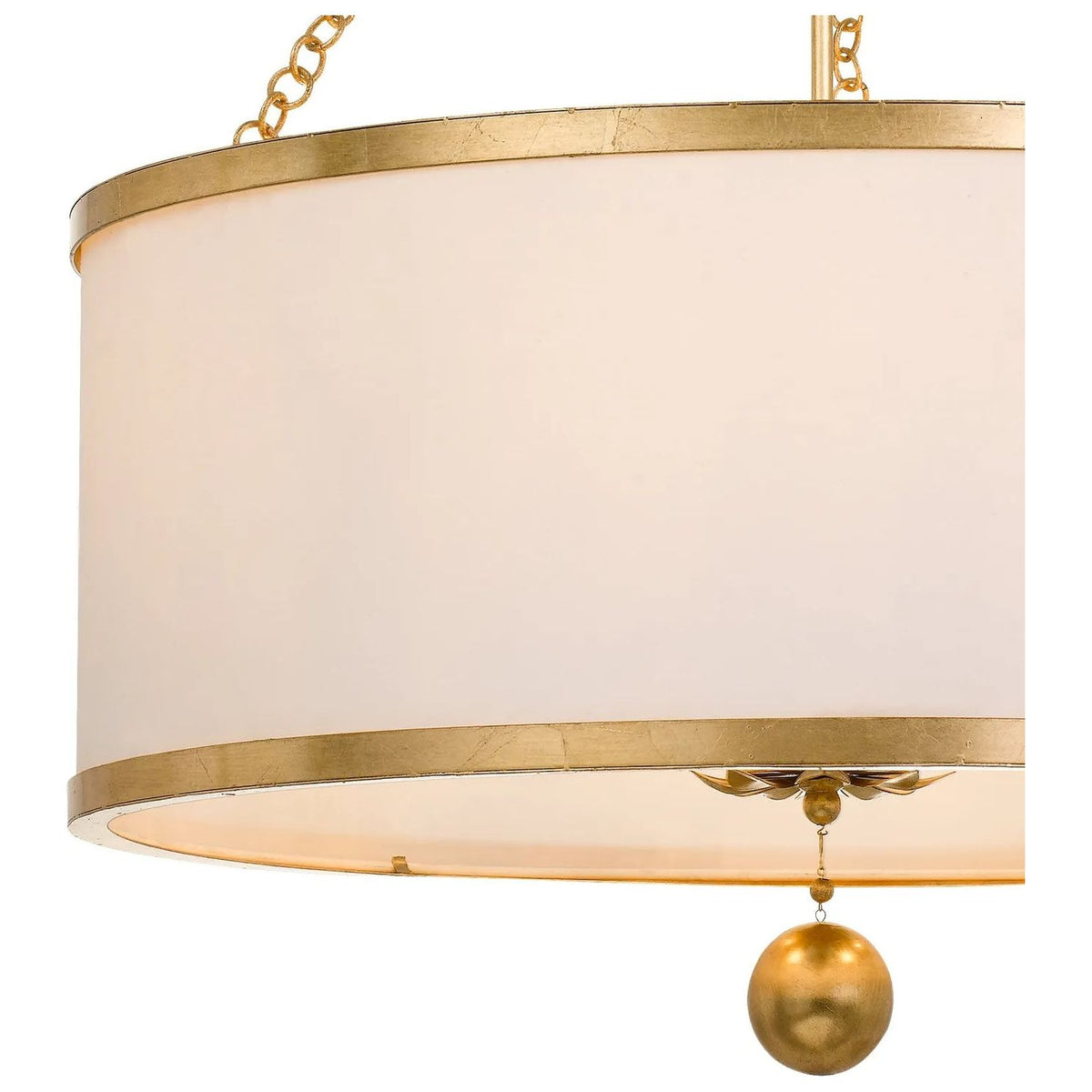 Crystorama - Broche Chandelier - Drum - 513-GA | Montreal Lighting & Hardware