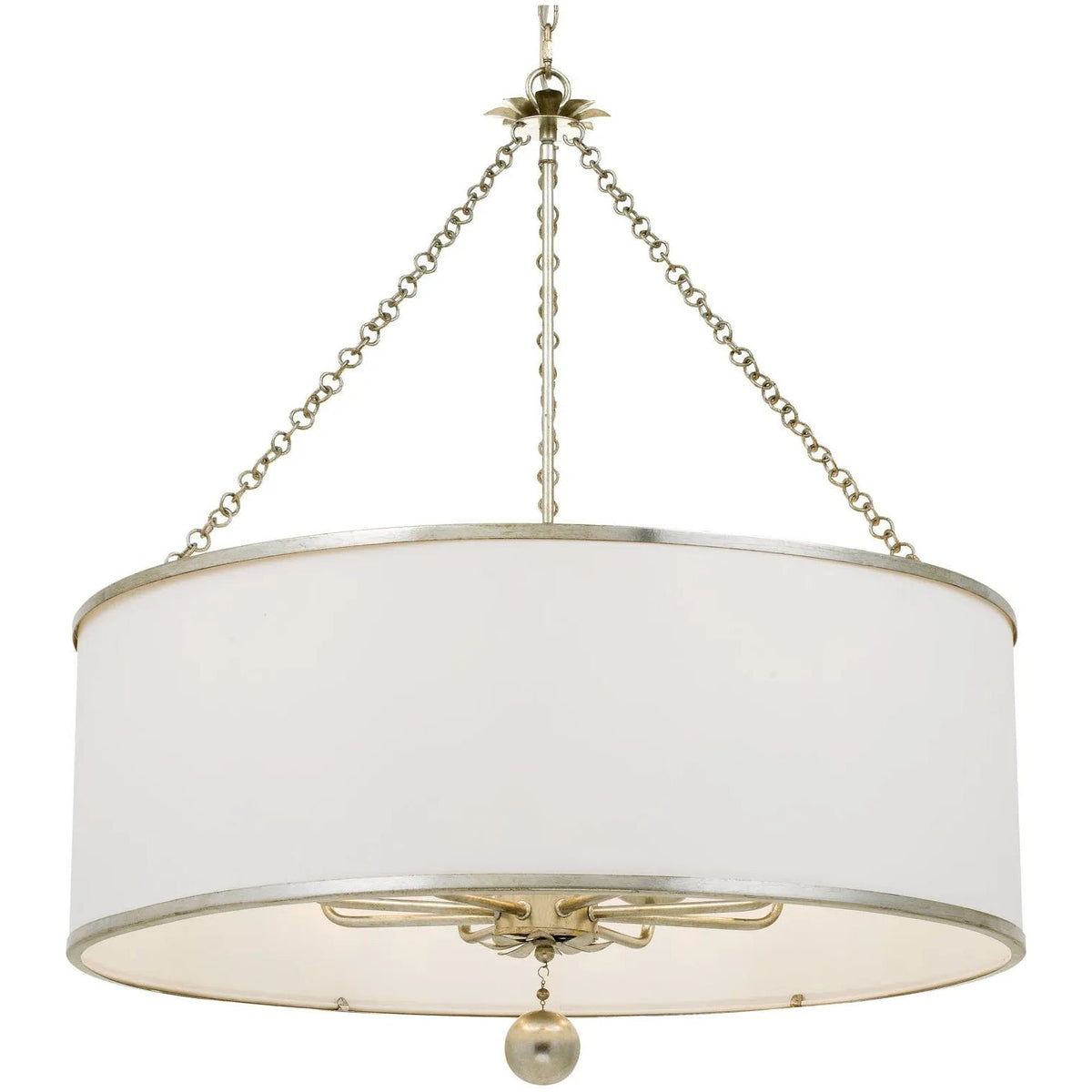 Crystorama - Broche Chandelier - Drum - 515-SA | Montreal Lighting & Hardware