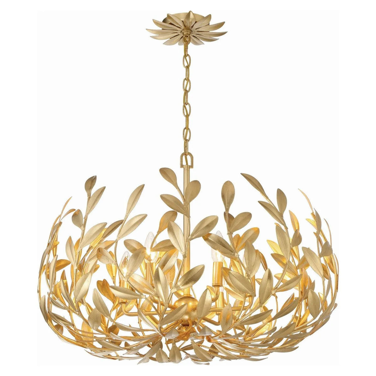 Crystorama - Broche Chandelier - Ring - 533-GA | Montreal Lighting & Hardware