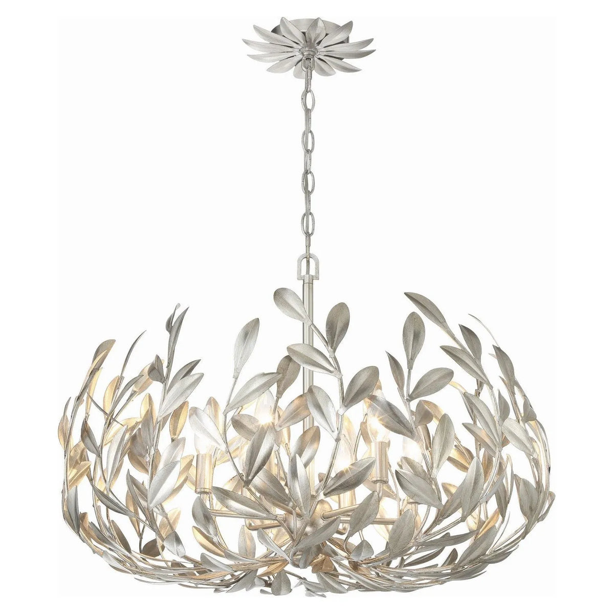 Crystorama - Broche Chandelier - Ring - 533-SA | Montreal Lighting & Hardware