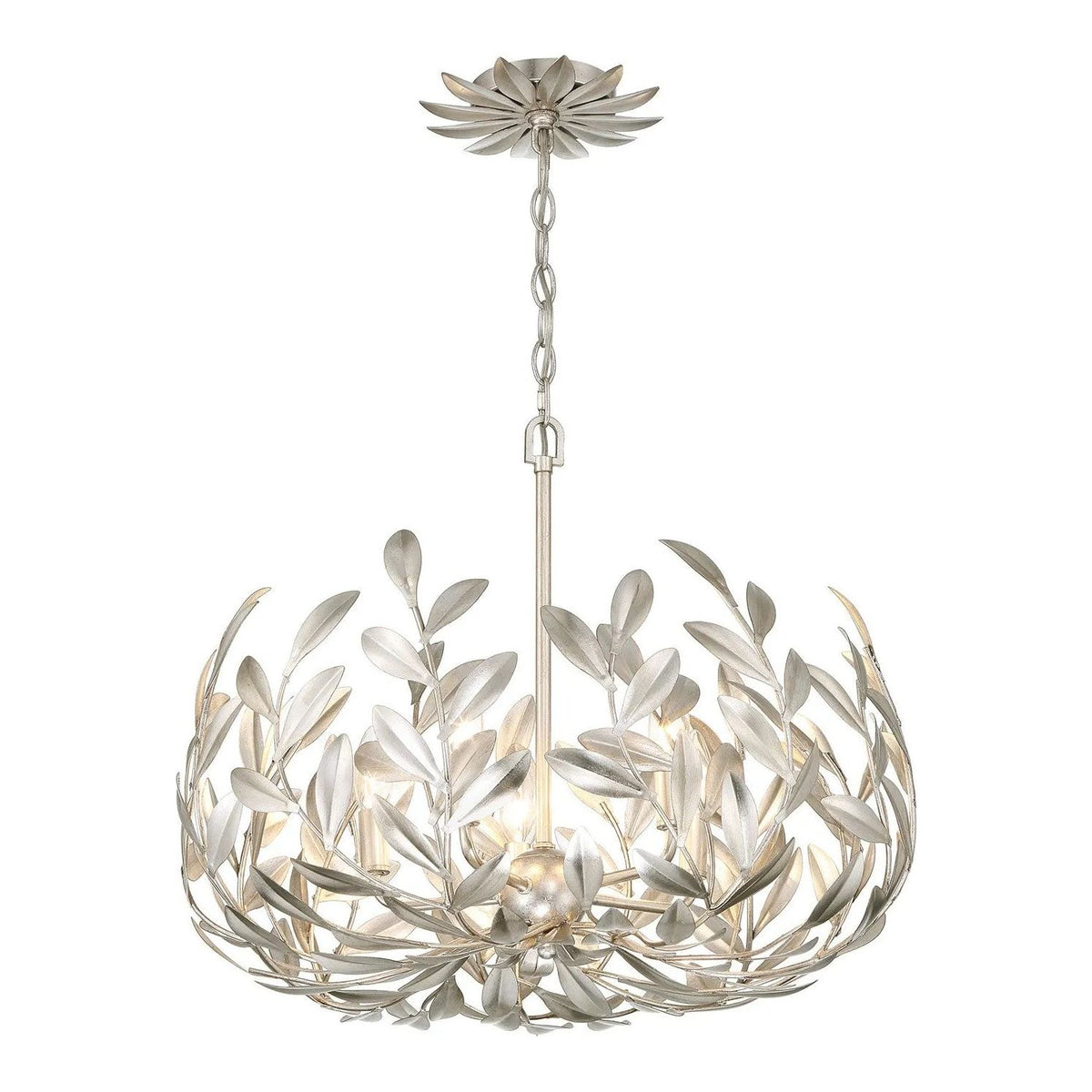 Crystorama - Broche Chandelier - Ring - 566-SA | Montreal Lighting & Hardware