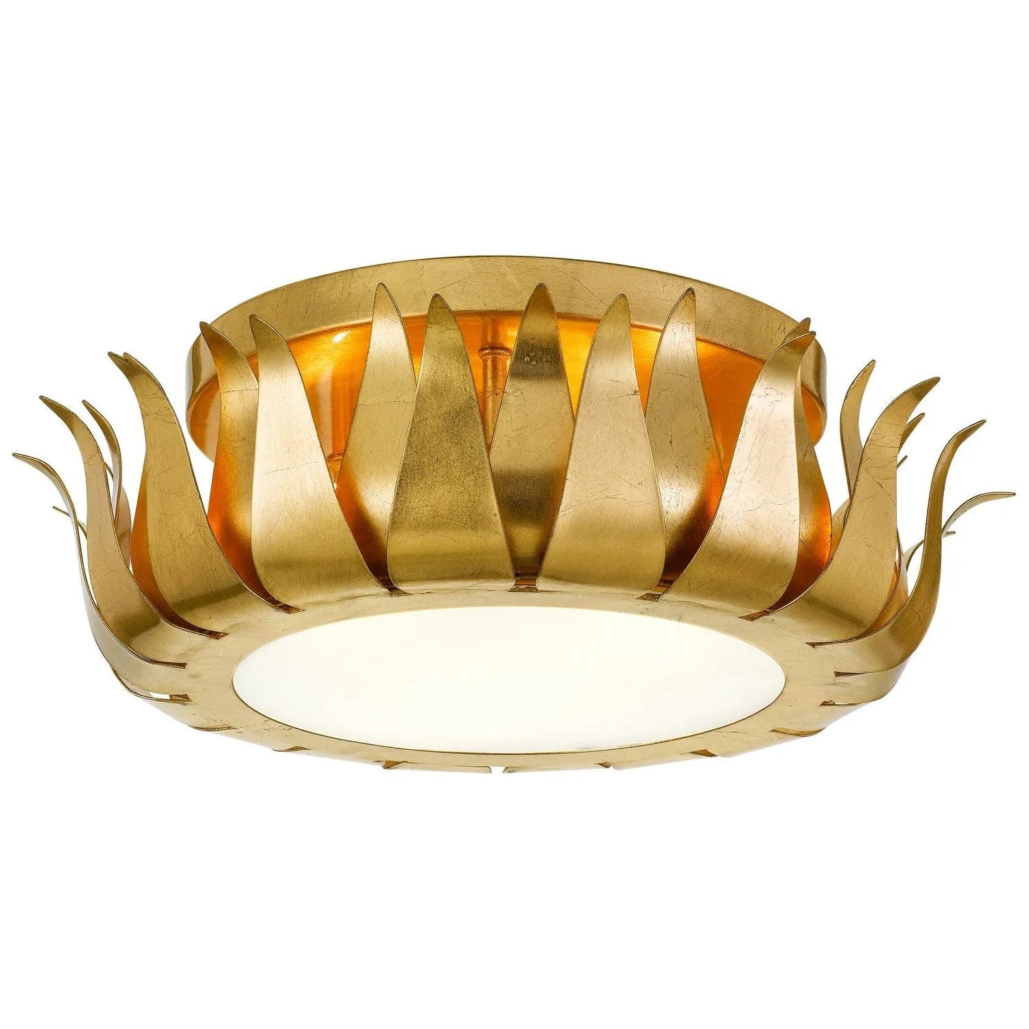 Crystorama - Broche Flush Mount - 510 - 510-GA | Montreal Lighting & Hardware