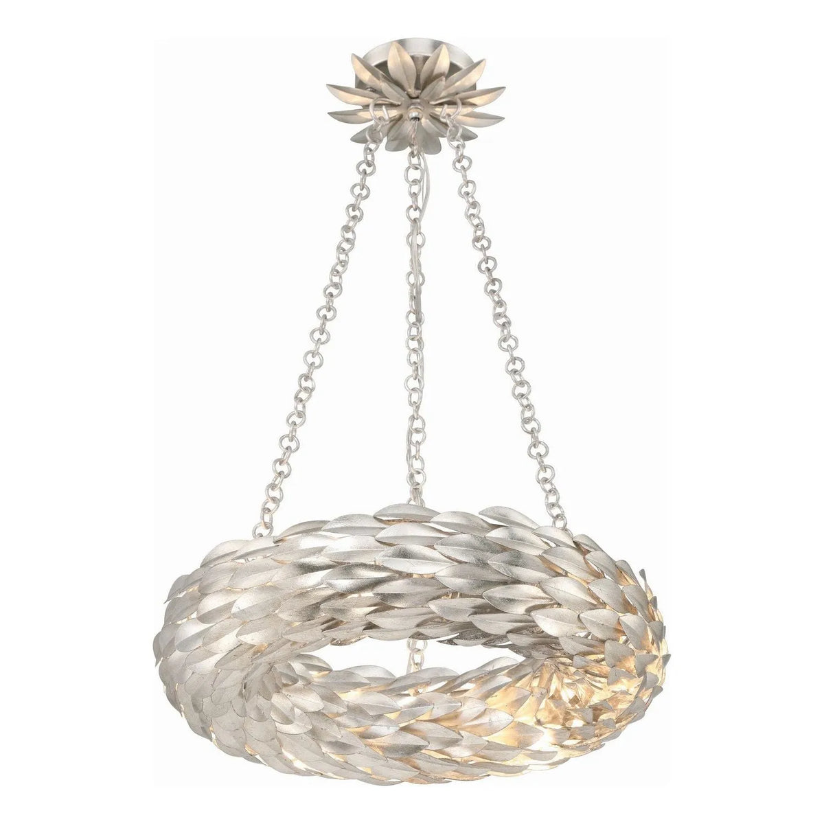 Crystorama - Broche LED Chandelier - 535-SA | Montreal Lighting & Hardware