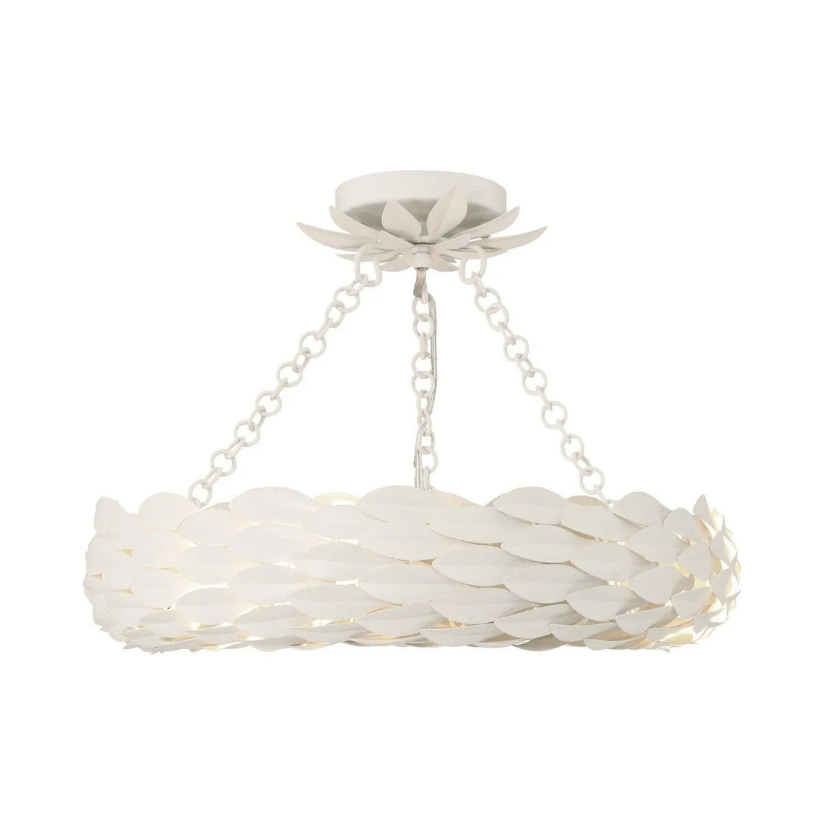 Crystorama - Broche LED Semi Flush Mount - 535-MT_CEILING | Montreal Lighting & Hardware