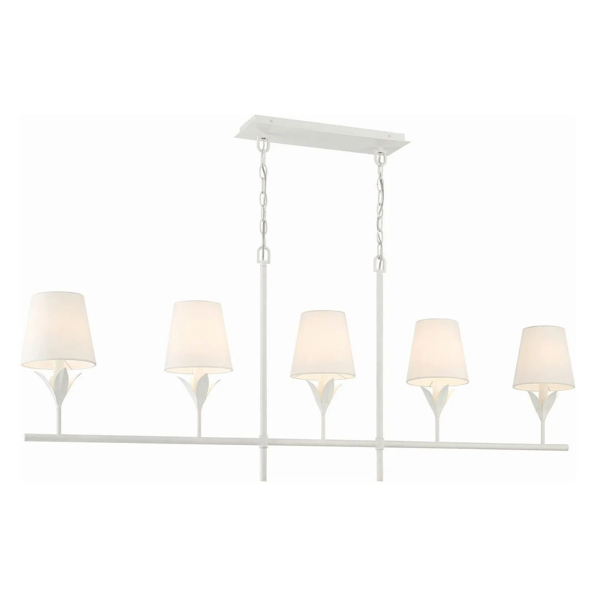 Crystorama - Broche Linear Chandelier - 537-GA | Montreal Lighting & Hardware