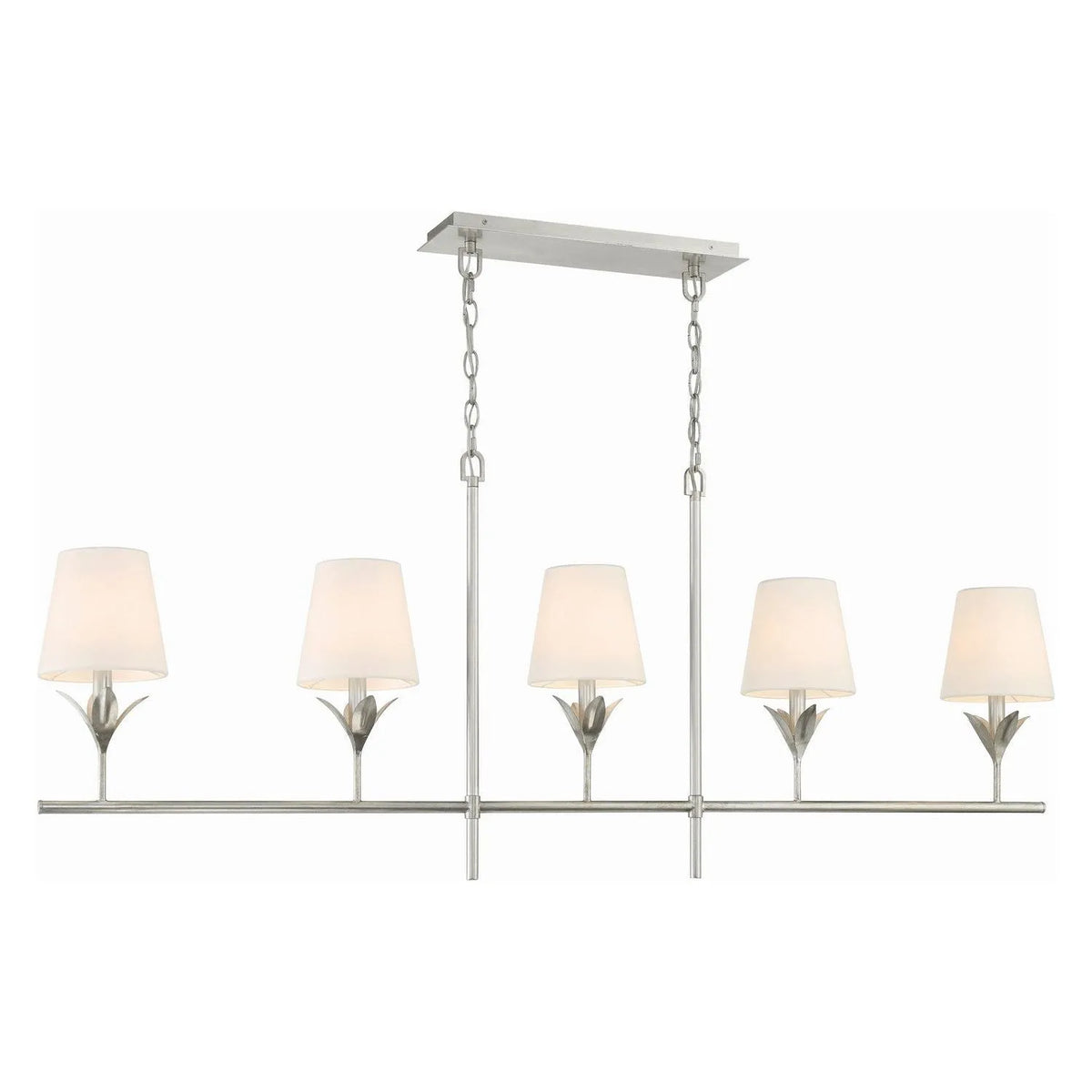 Crystorama - Broche Linear Chandelier - 537-GA | Montreal Lighting & Hardware