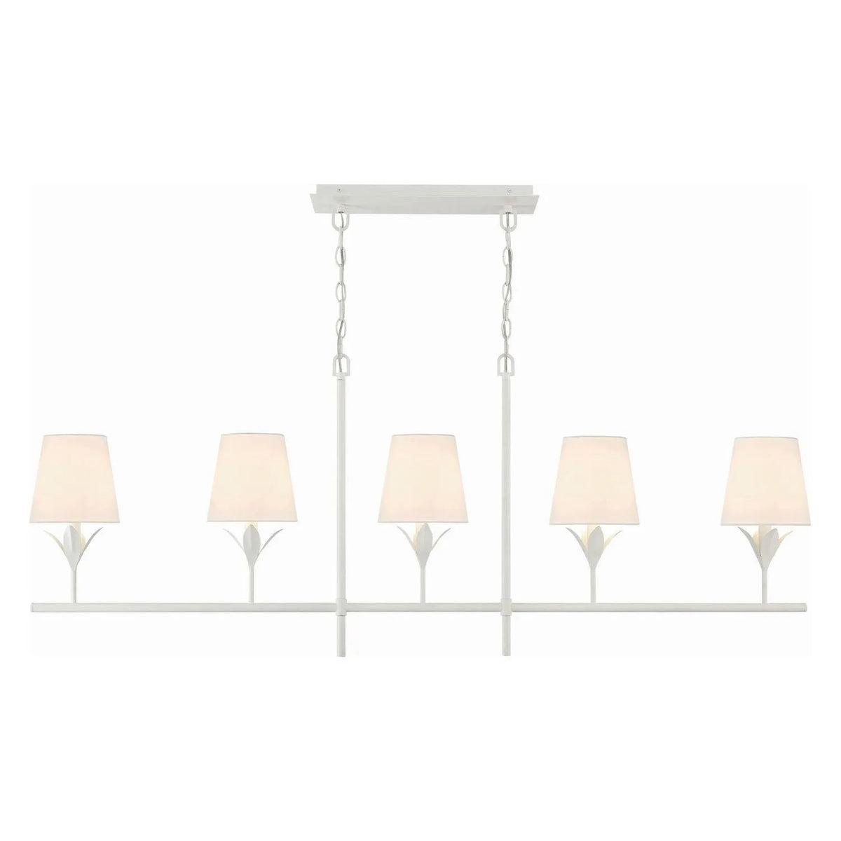 Crystorama - Broche Linear Chandelier - 537-MT | Montreal Lighting & Hardware