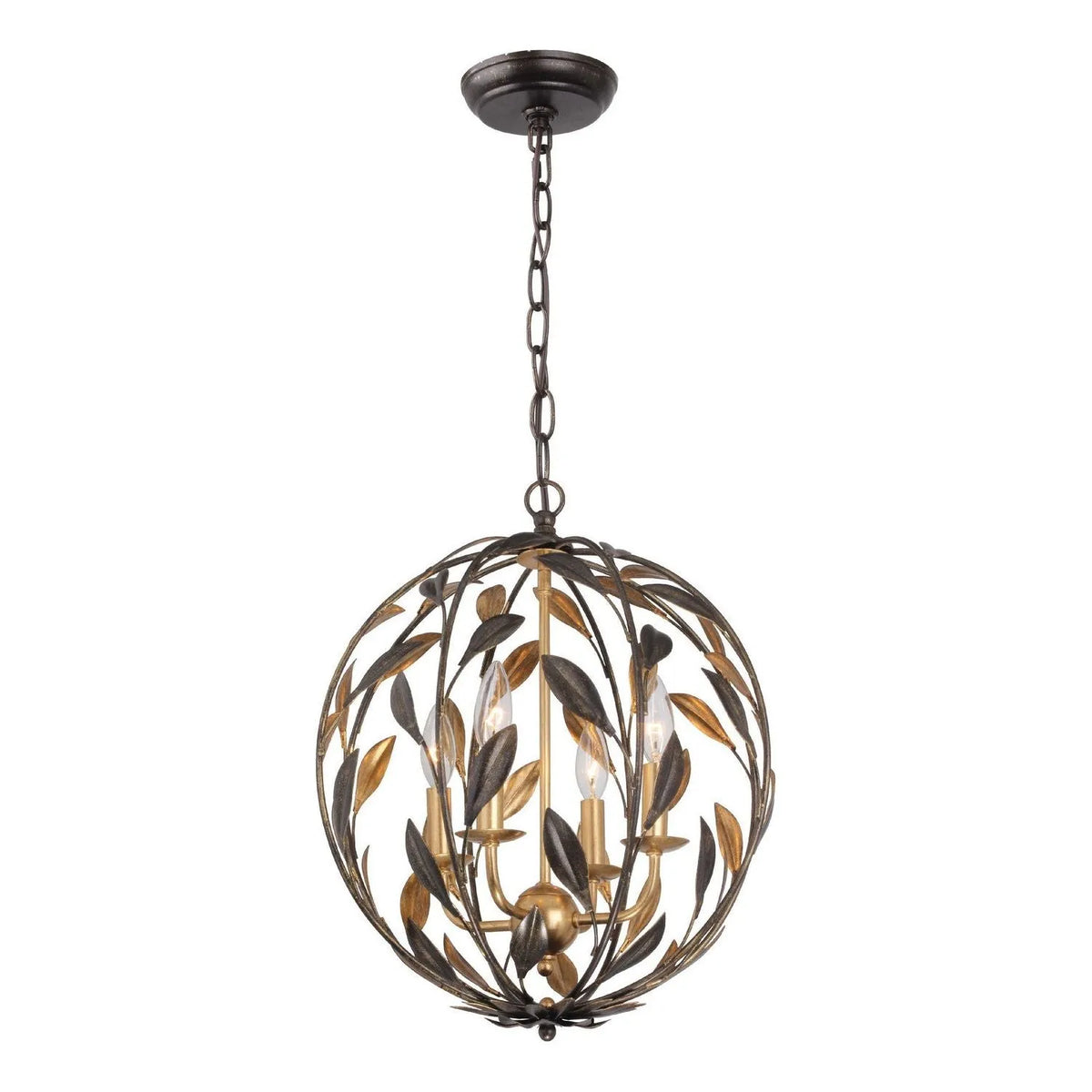 Crystorama - Broche Mini-Pendant - 504-EB-GA | Montreal Lighting & Hardware