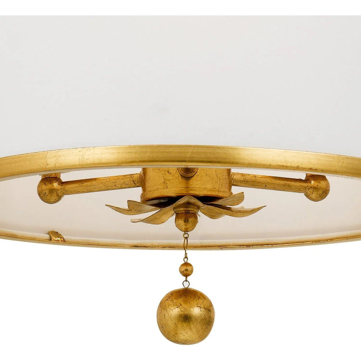 Crystorama - Broche Semi Flush Mount - Drum - 513-GA_CEILING | Montreal Lighting & Hardware