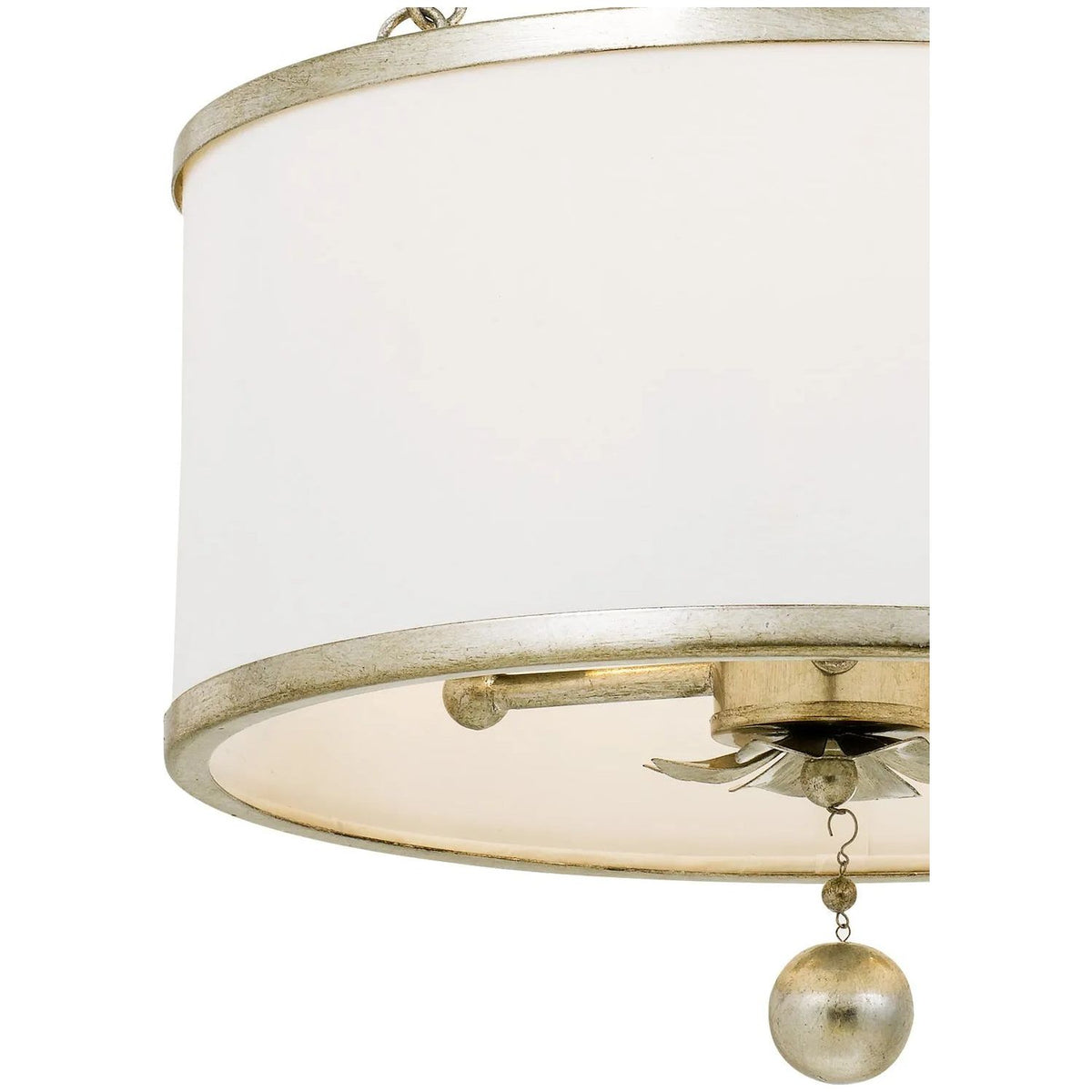 Crystorama - Broche Semi Flush Mount - Drum - 513-GA_CEILING | Montreal Lighting & Hardware