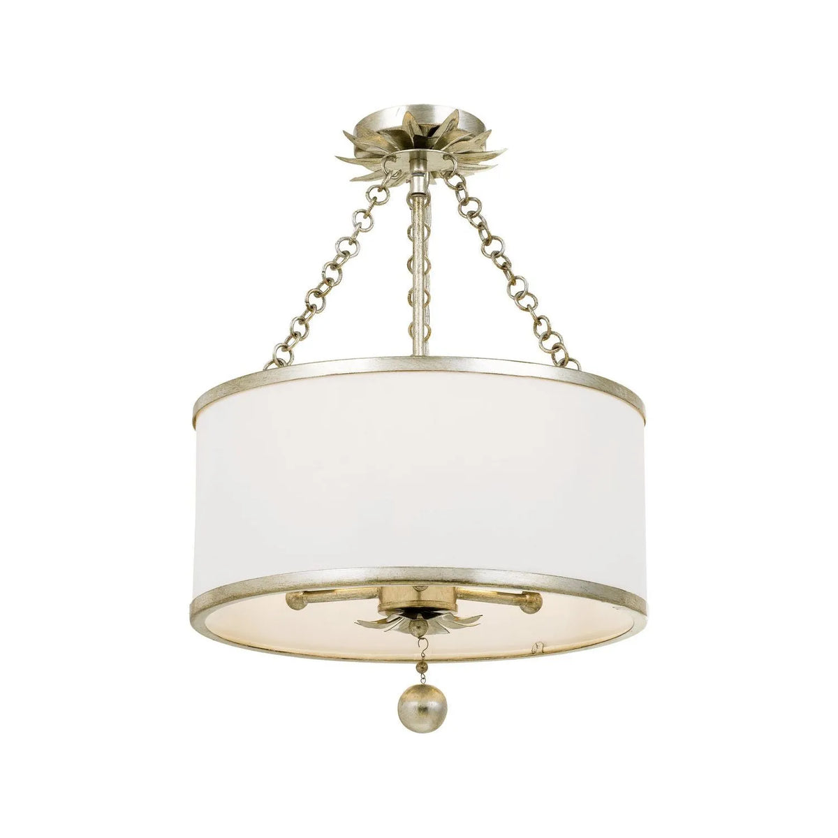 Crystorama - Broche Semi Flush Mount - Drum - 513-SA_CEILING | Montreal Lighting & Hardware