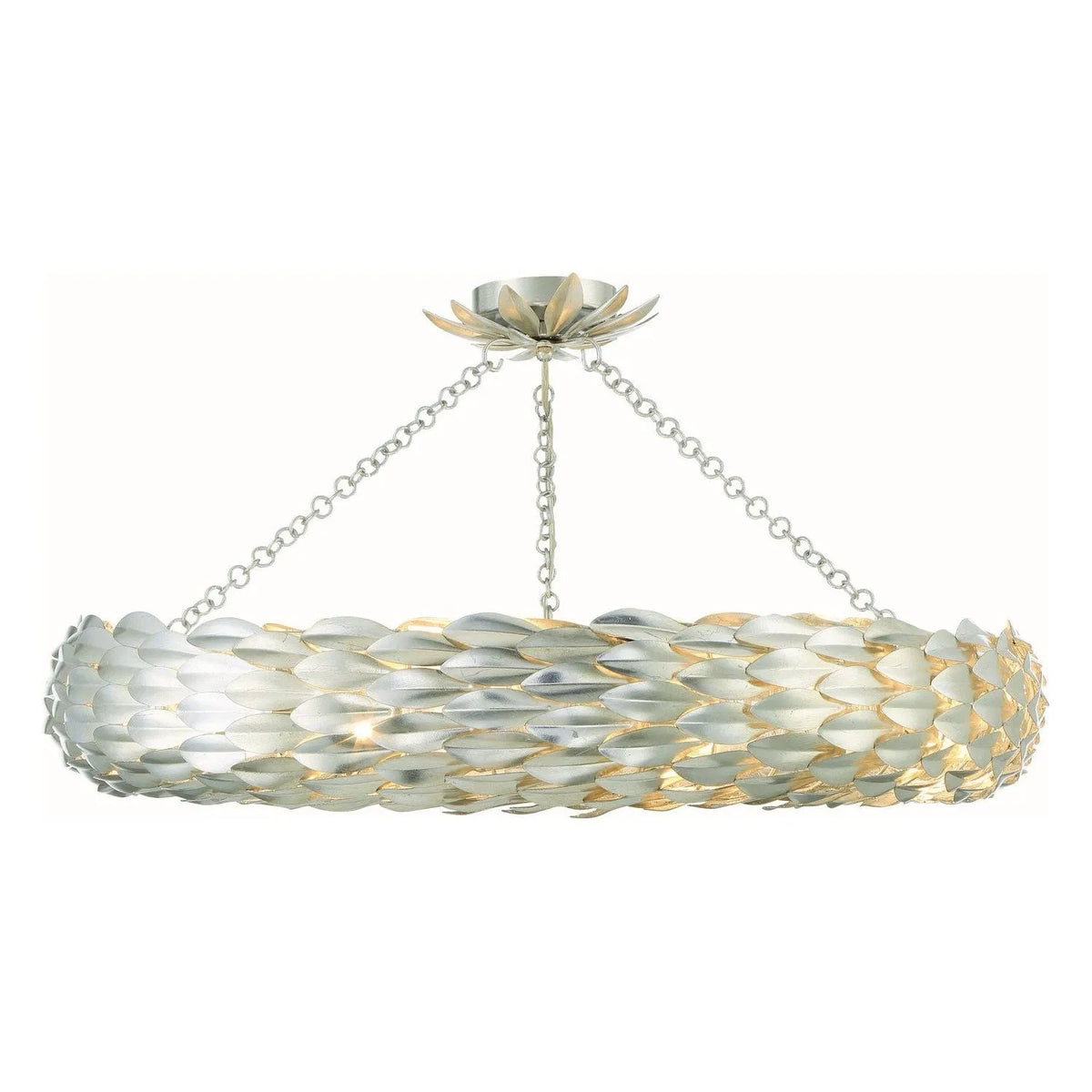 Crystorama - Broche Semi Flush Mount - Ring - 538-SA_CEILING | Montreal Lighting & Hardware