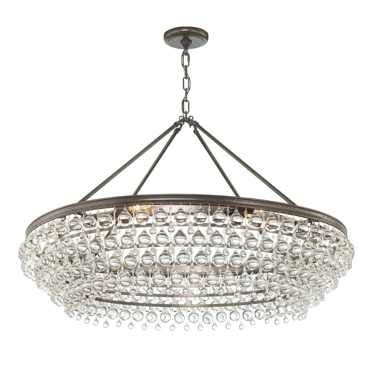 Crystorama - Calypso Eight Light Chandelier - 278-CH | Montreal Lighting & Hardware