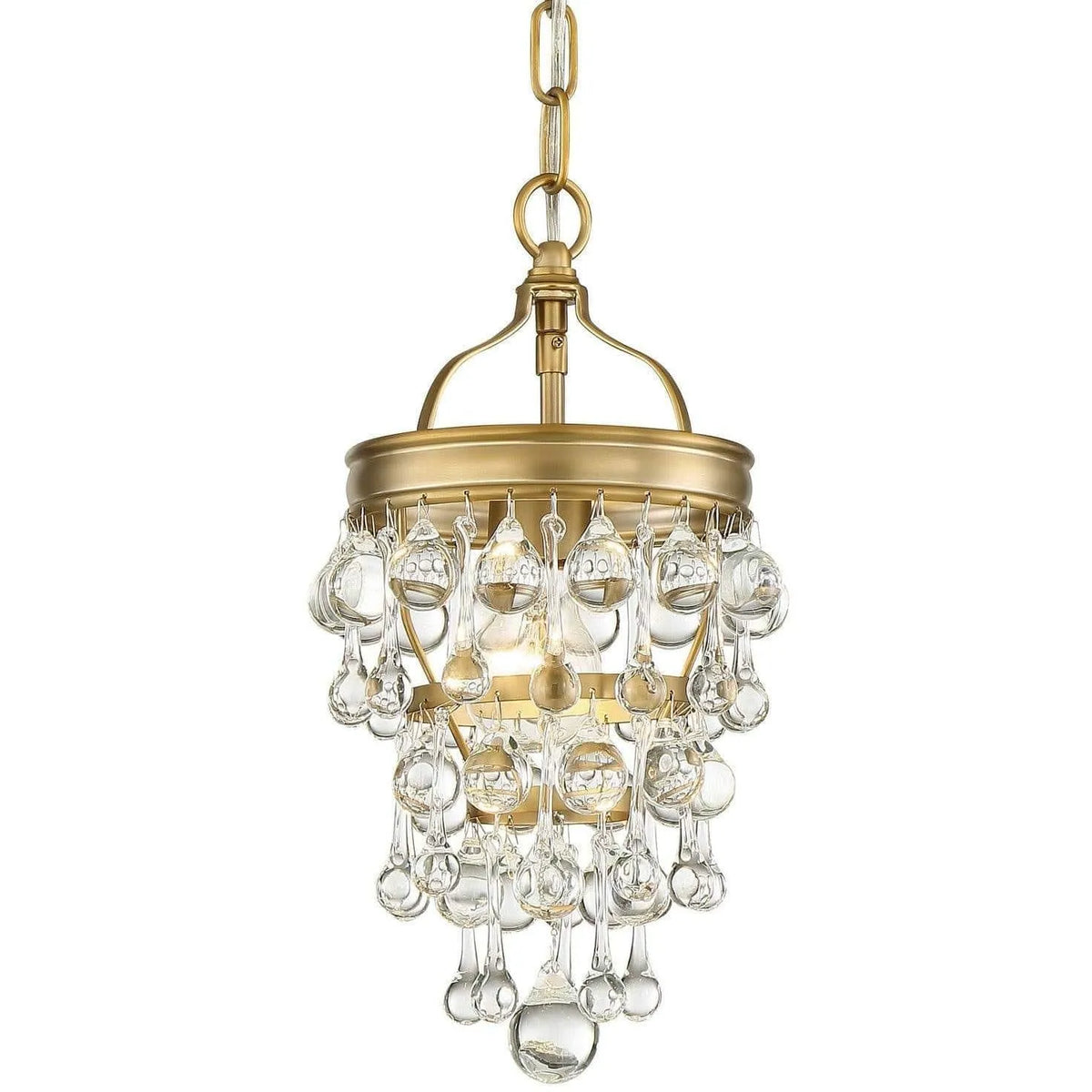 Crystorama - Calypso One Light Mini Chandelier - 131-VG | Montreal Lighting & Hardware