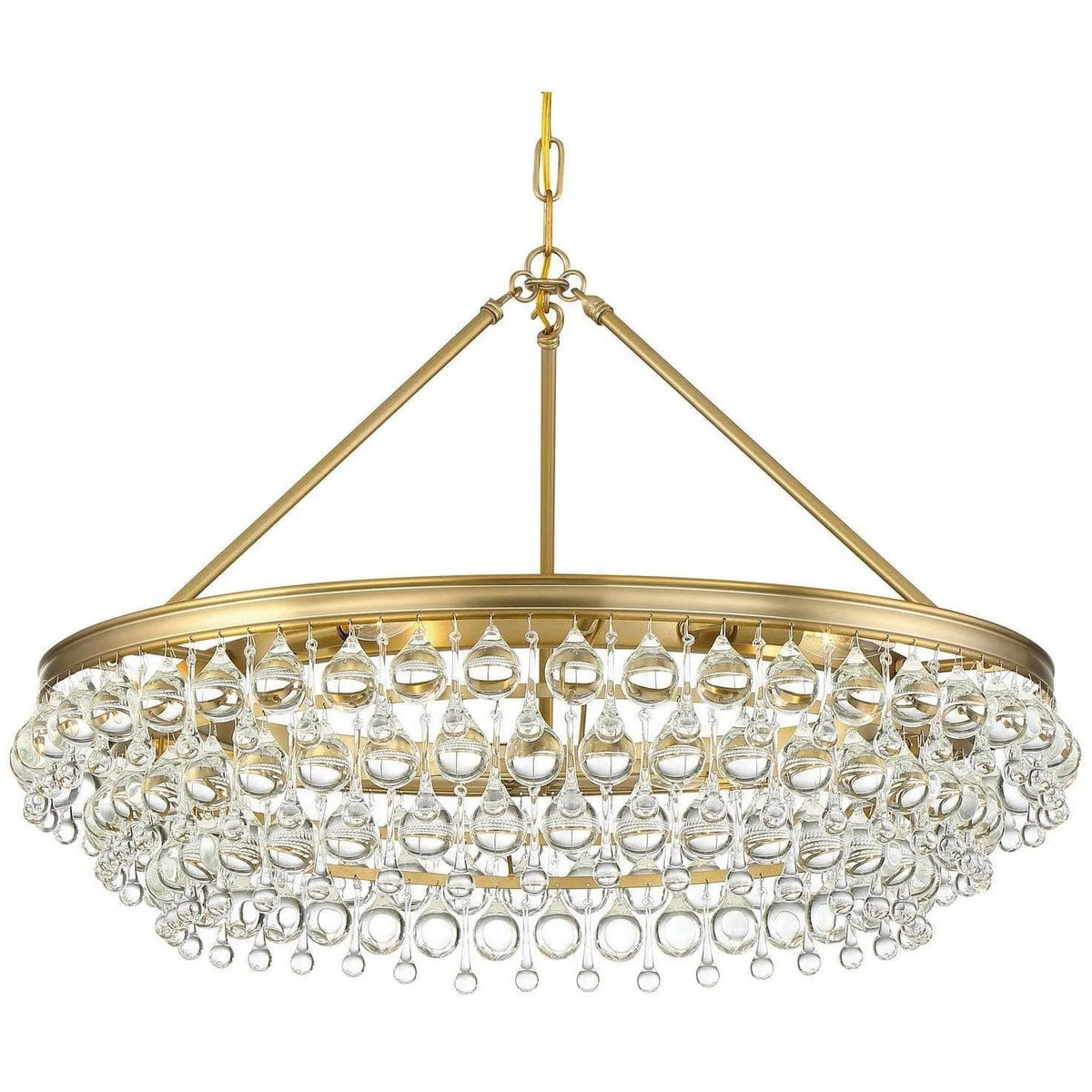 Crystorama - Calypso Six Light Chandelier - 275-VG | Montreal Lighting & Hardware