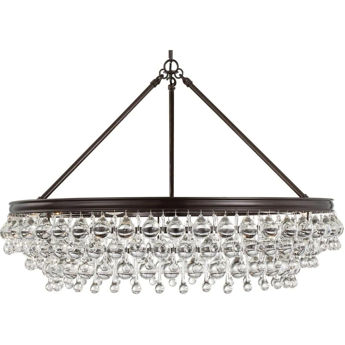 Crystorama - Calypso Six Light Chandelier - 275-VZ | Montreal Lighting & Hardware